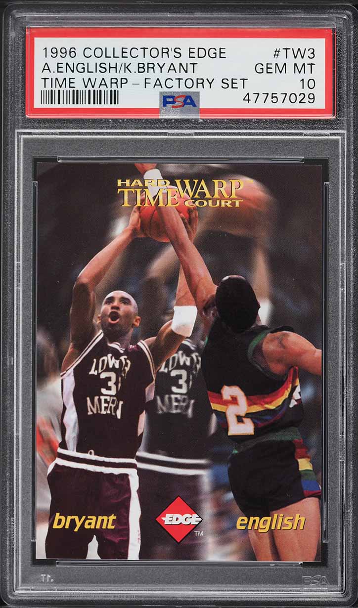 1999 Skybox Apex Cutting Edge Warp Tek Kobe Bryant /25 #5 BGS 9