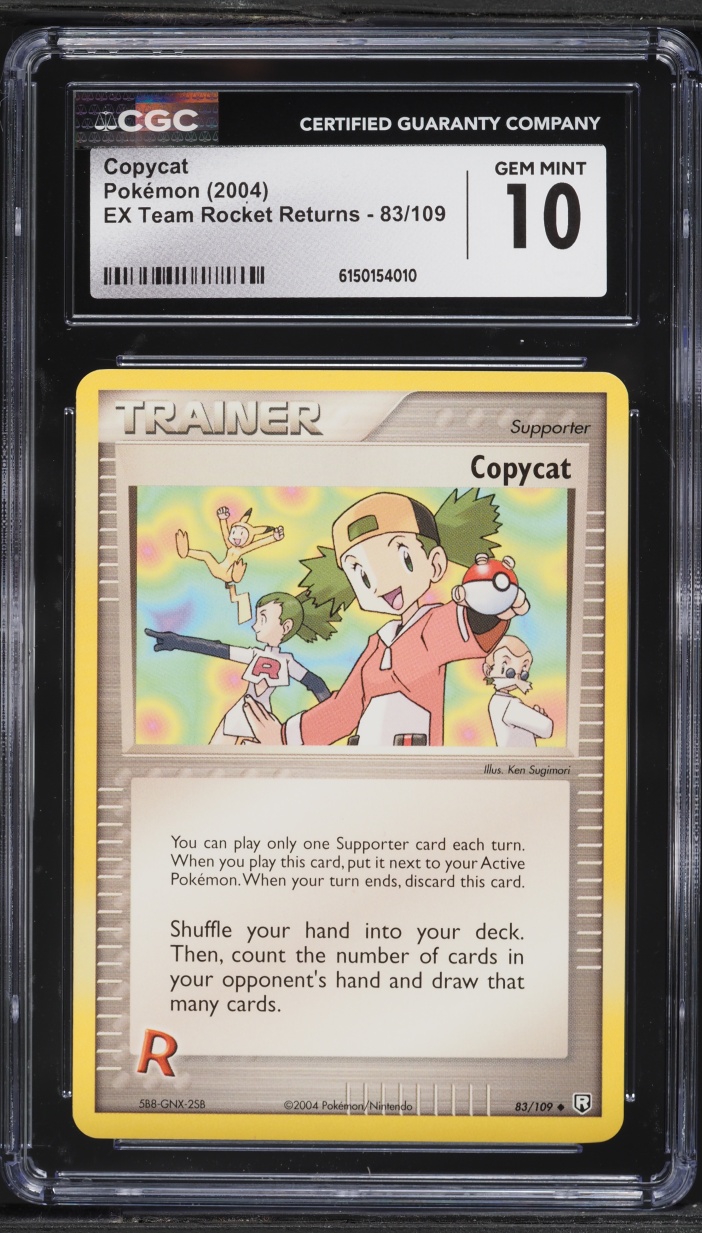 2004 Pokemon EX Team Rocket Returns Copycat #83 CGC 10 GEM MINT