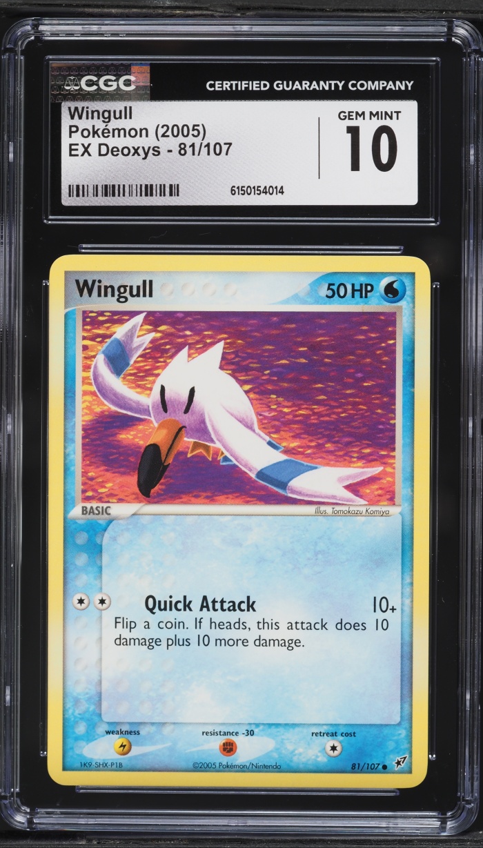 2005 Pokemon EX Deoxys Wingull #81 CGC 10 GEM MINT
