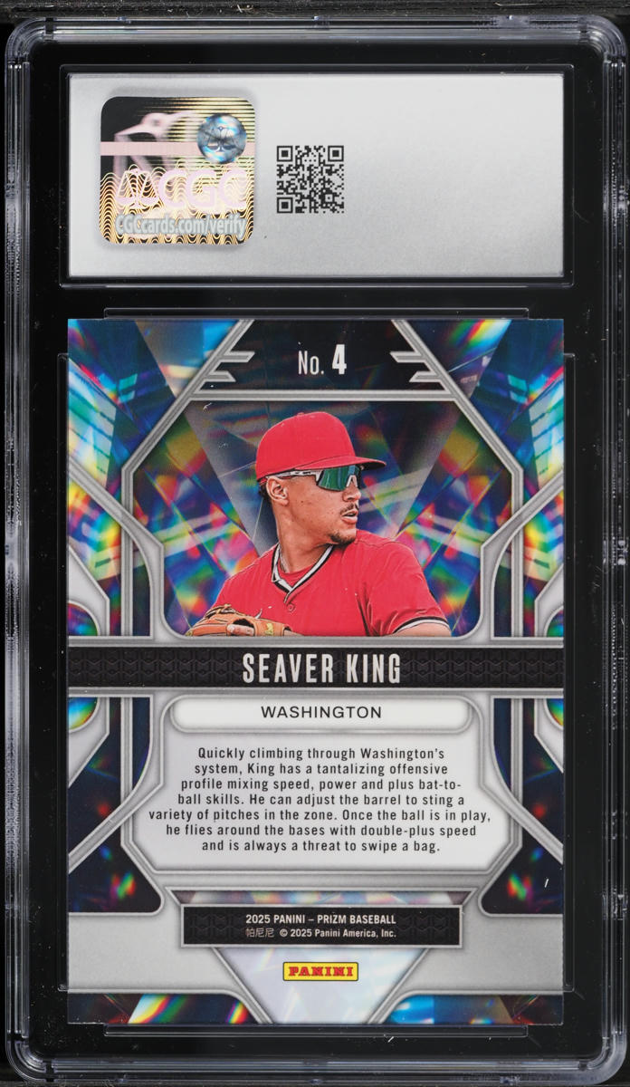 2025 Panini Prizm Prizmatic Seaver King ROOKIE #4 CGC 10 GEM MINT