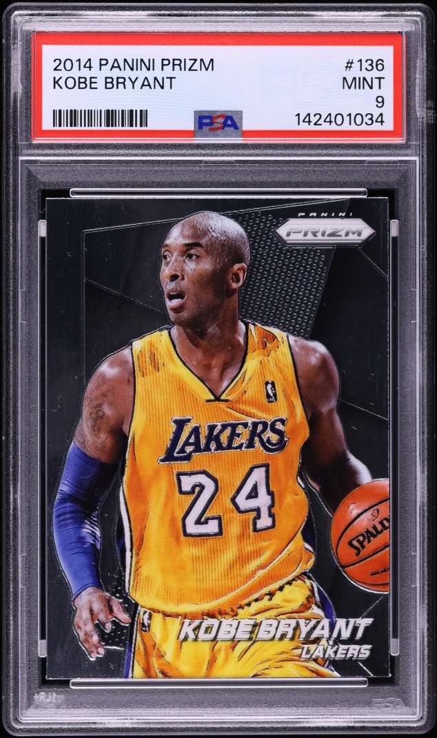 2014 Panini Prizm Kobe Bryant #136 PSA 9 MINT