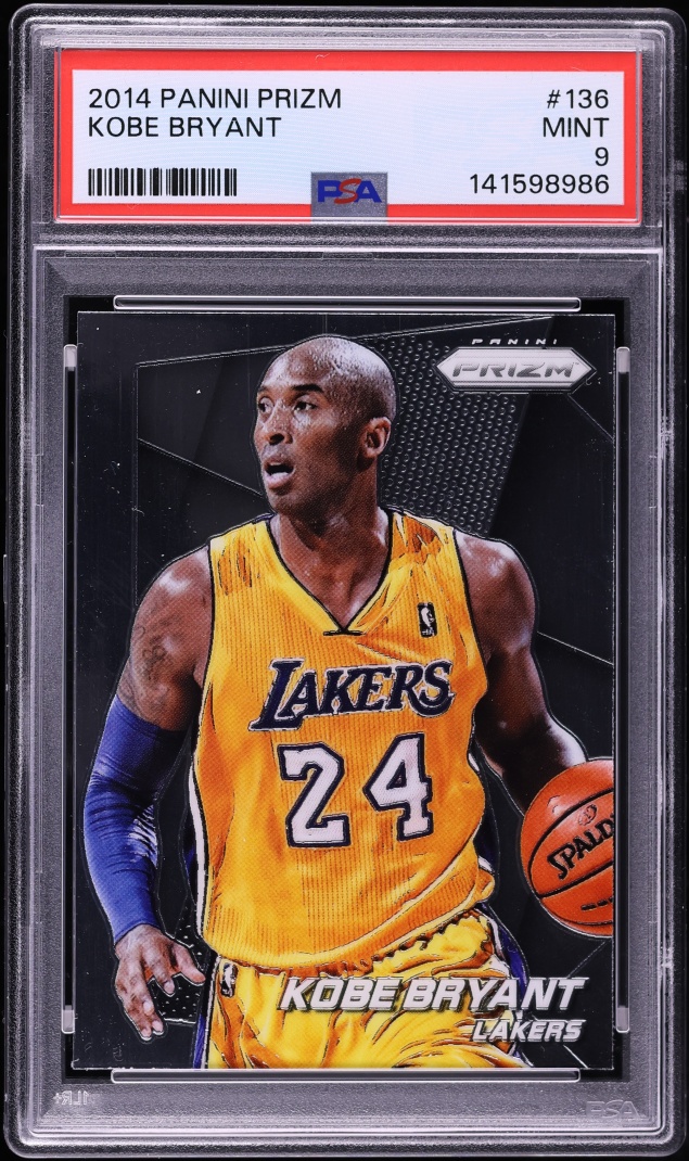 2014 Panini Prizm Kobe Bryant #136 PSA 9 MINT