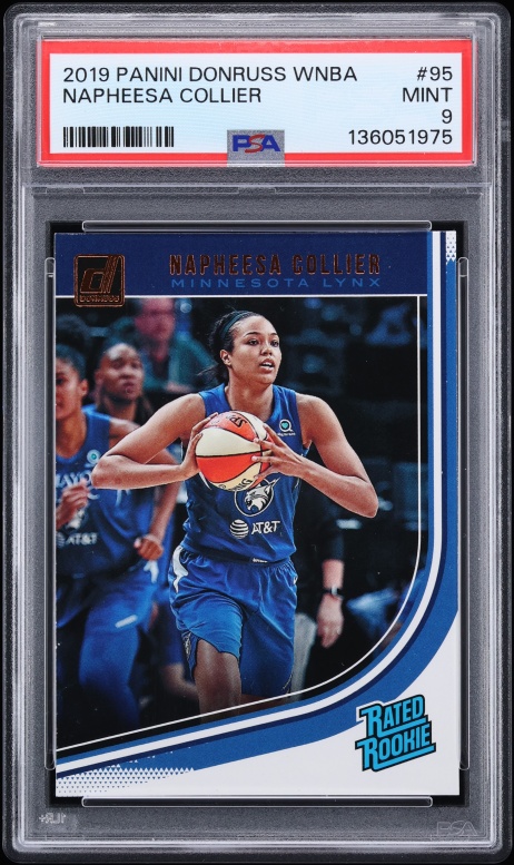 2019 Donruss WNBA Napheesa Collier ROOKIE #95 PSA 9 MINT