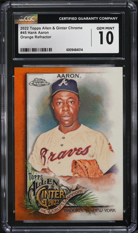 2012 Topps Allen & Ginter Hank Aaron #247 CGC AUTH on