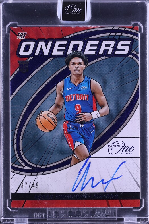 2021 Panini One And One Prime Blue Ziaire Williams ROOKIE PATCH