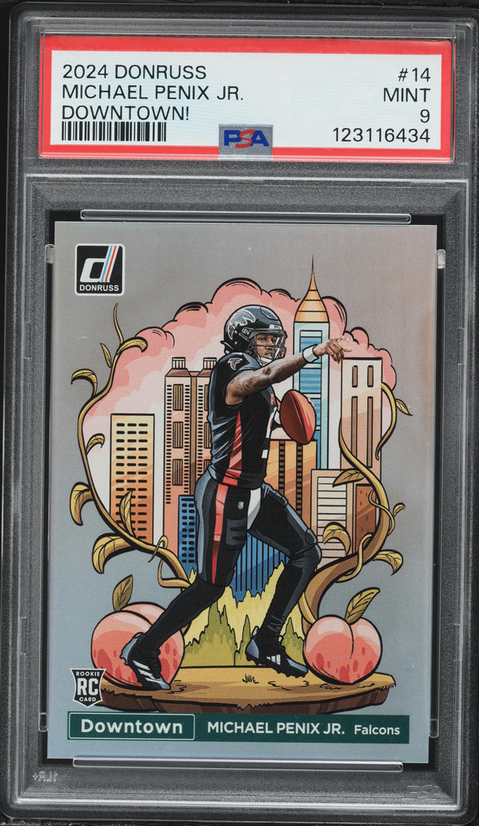 2024 Donruss Downtown Michael Penix Jr. ROOKIE #14 PSA 9 MINT