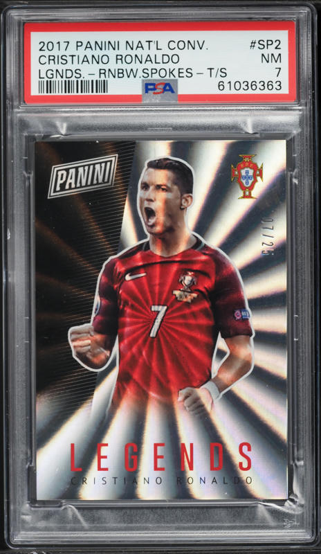 2017 Panini Revolution Fractal Cristiano Ronaldo #1 PSA 10 GEM
