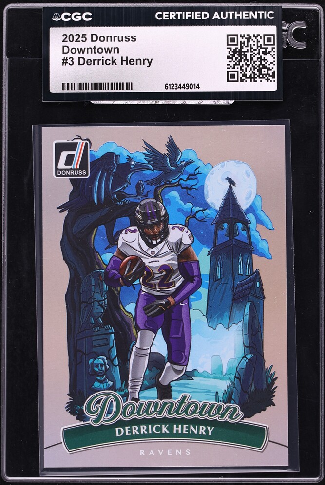 2025 Donruss Downtown Derrick Henry #3 CGC AUTH