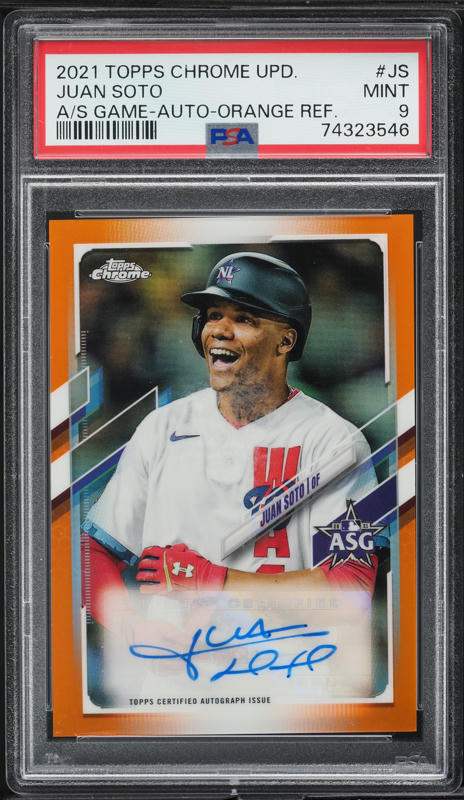 その他 Juan Soto auto psa10 topps 2021 Topps Chrome Ben Baller Red Refractor Juan Soto AUTO