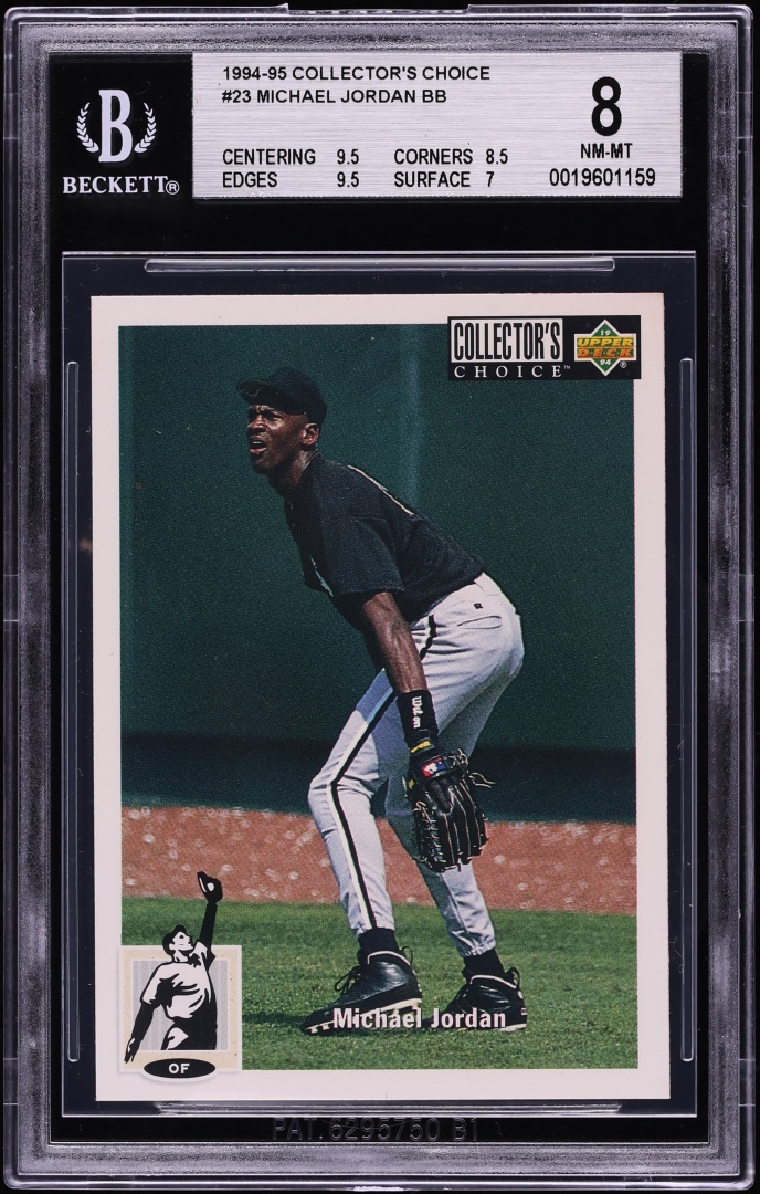 1994 Collector's Choice Michael Jordan ROOKIE #23 BGS 8 NM-MT