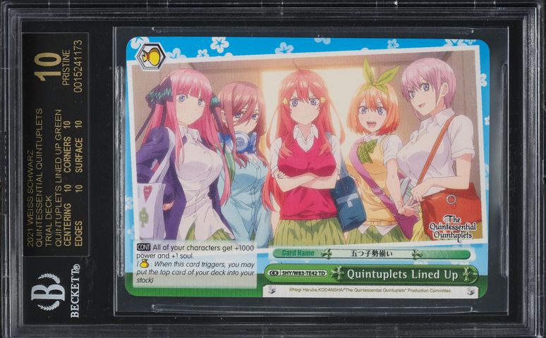 2022 Weiss Schwarz Japanese Azur Lane Portland #S102-134 CGC 10