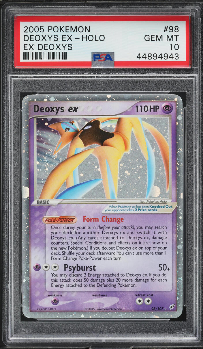 2005 Pokemon EX Holo Deoxys ex #98 PSA 10 GEM MINT
