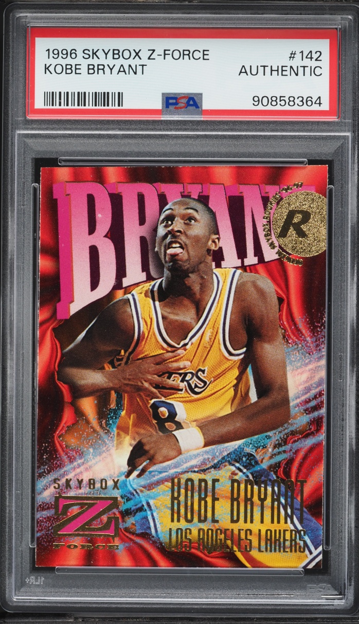 1996 Skybox Z-Force Kobe Bryant ROOKIE #142 PSA AUTH