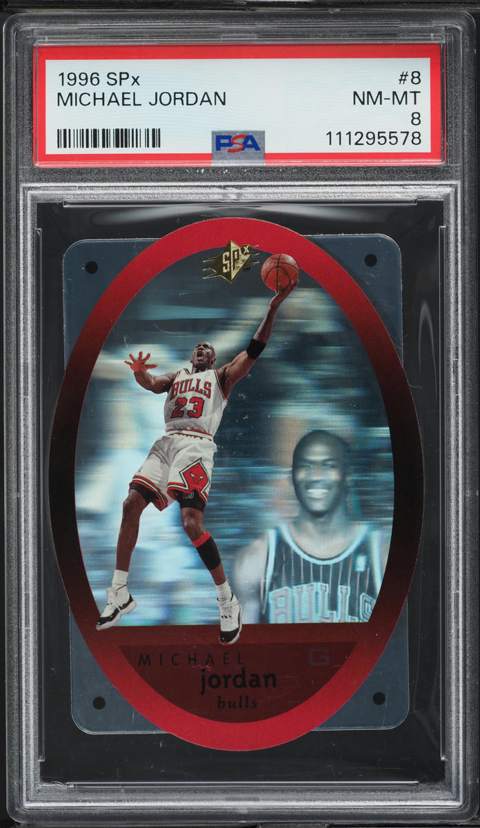 マイケル ジョーダン UD Lineage PSA 8 1996 Ultra Decade Of Excellence Michael Jordan #U-4 PSA 8 NM-MT on