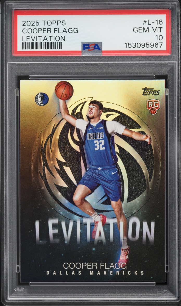 2025 Topps Levitation Cooper Flagg ROOKIE #L-16 PSA 10 GEM MINT