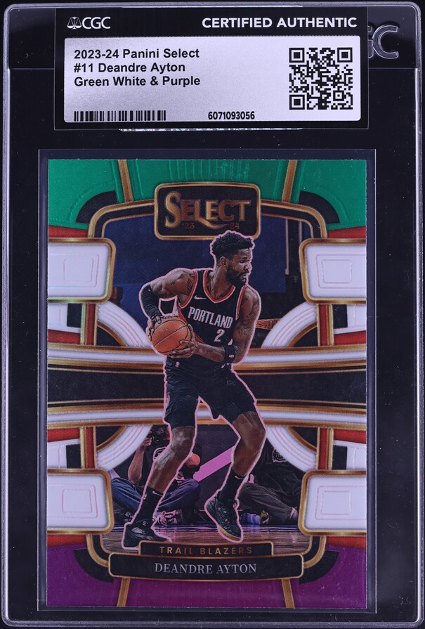 2018 Panini Noir Deandre Ayton ROOKIE /25 #234 CGC 7 NRMT on