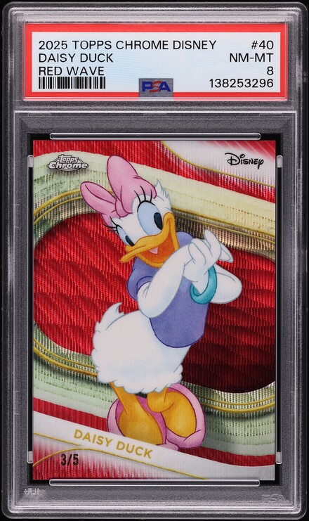 2025 Topps Chrome Disney Daisy Duck #40 CGC 9 MINT on Fanatics Collect