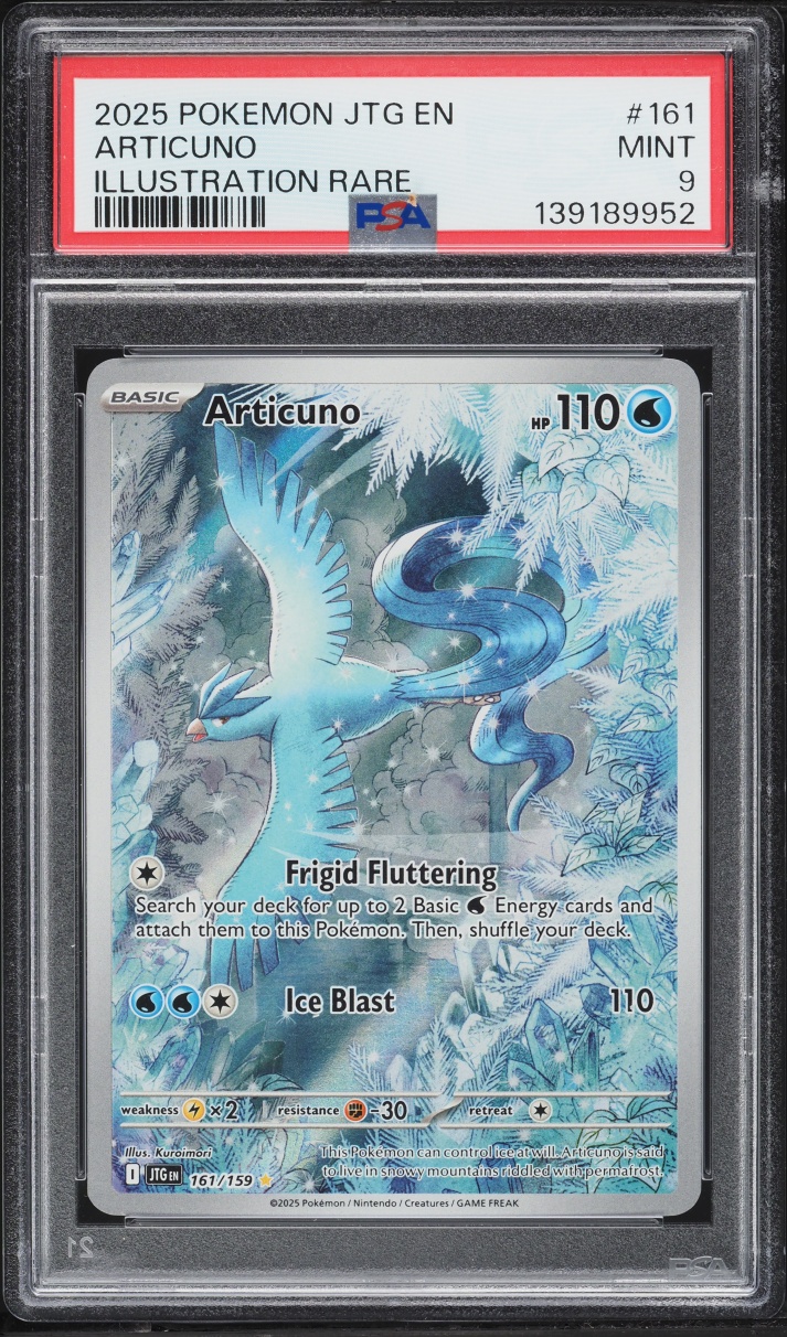 2025 Pokemon Scarlet & Violet Journey Together IR Articuno #161 PSA 9 MINT