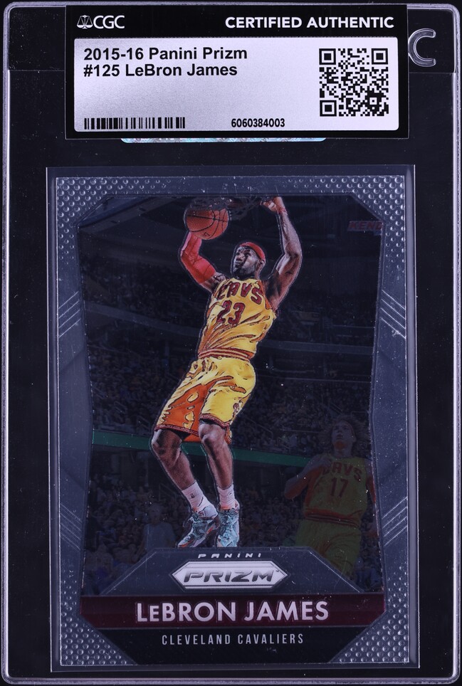 2015 Select Courtside Silver Prizm LeBron James #300 BGS 9.5 GEM