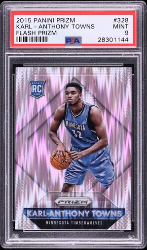 2021-22 Hoops Lights Camera Action Winter Holo #5 Karl-Anthony