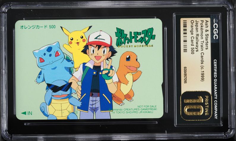 1998 Pokemon Japanese Bandai Carddass Anime Part 5 Ash & Charles