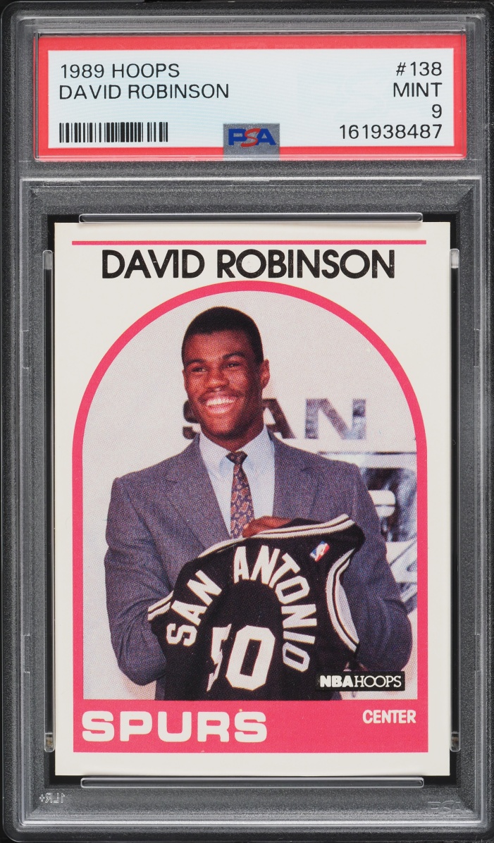 1989 Hoops David Robinson ROOKIE #138 PSA 9 MINT
