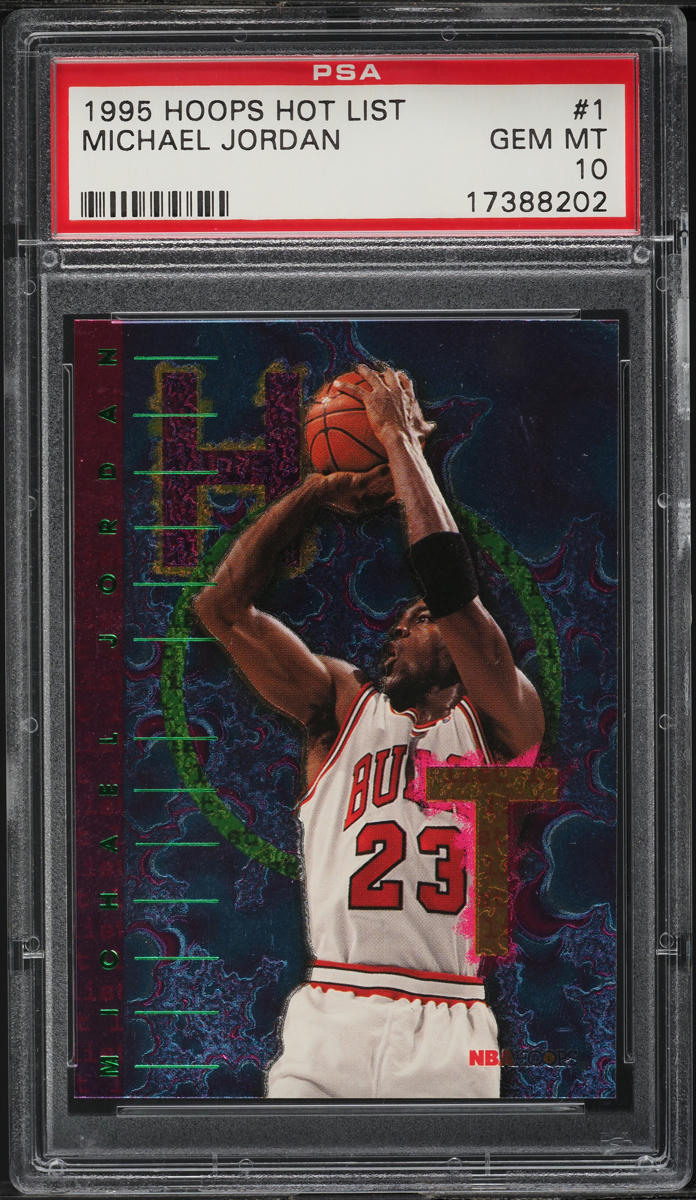 1995 Hoops Hot List Michael Jordan #1 PSA 10 GEM MINT