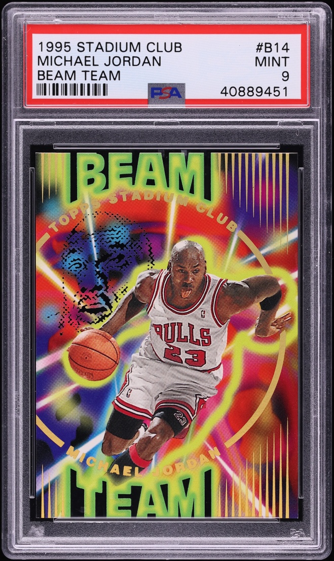 1995 Stadium Club Beam Team Michael Jordan #B14 PSA 9 MINT