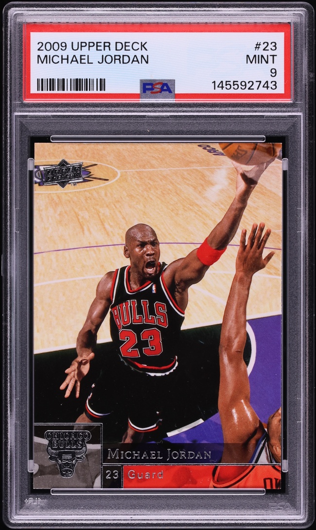 2009 Upper Deck Basketball Michael Jordan #23 PSA 9 MINT