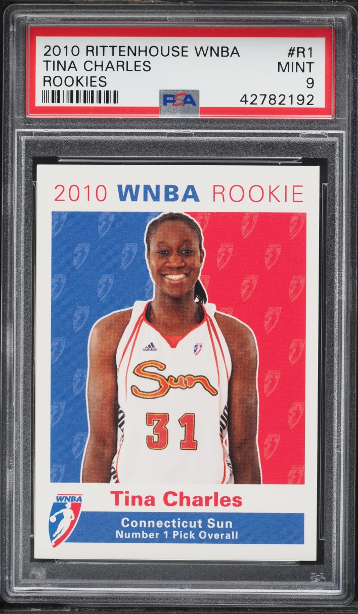 2010 Rittenhouse WNBA Tina Charles ROOKIE /250 #R1 PSA 9 MINT