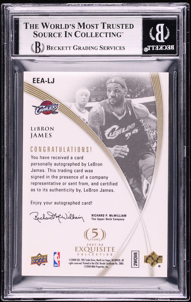 LeBron James signature box LeBron James Autographed  main image 3
