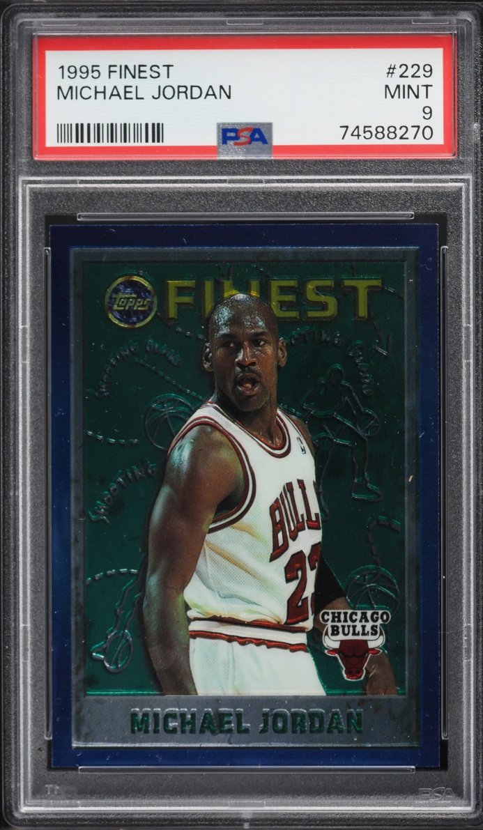 1995 Finest Basketball Michael Jordan #229 PSA 9 MINT