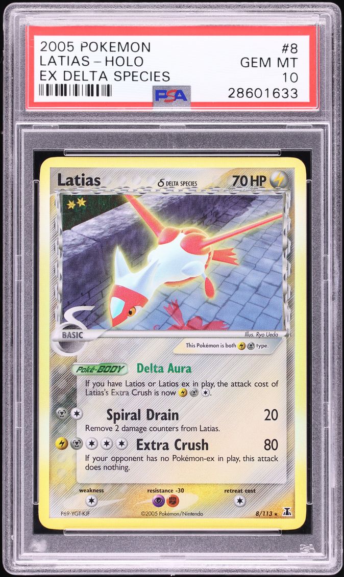 2005 Pokemon EX Delta Species Holo Latias #8 PSA 10 GEM MINT