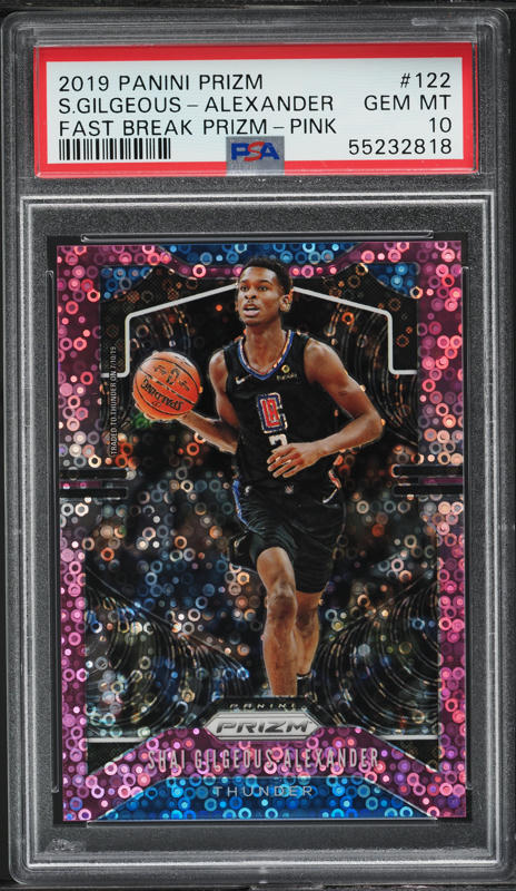 2018 Select Courtside Silver Prizm Shai Gilgeous-Alexander ROOKIE