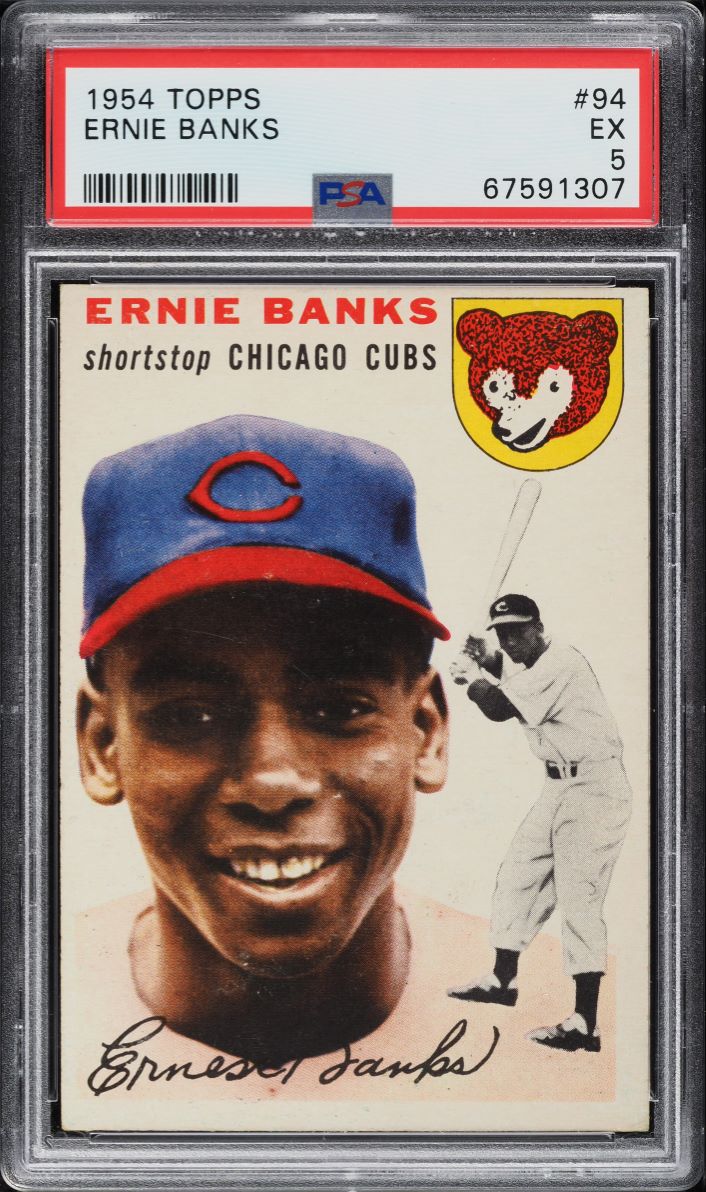 1954 Topps Ernie Banks ROOKIE #94 PSA 5 EX