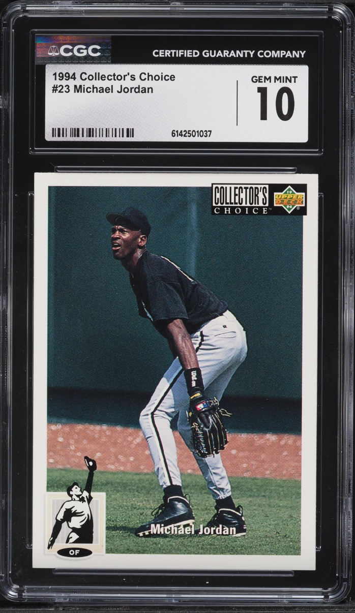 1994 Collector's Choice Michael Jordan ROOKIE #23 CGC 10 GEM MINT