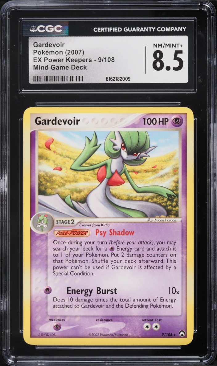 2007 Pokemon EX Power Keepers Mind Game Deck Gardevoir #9 CGC 8.5 NM-MT+