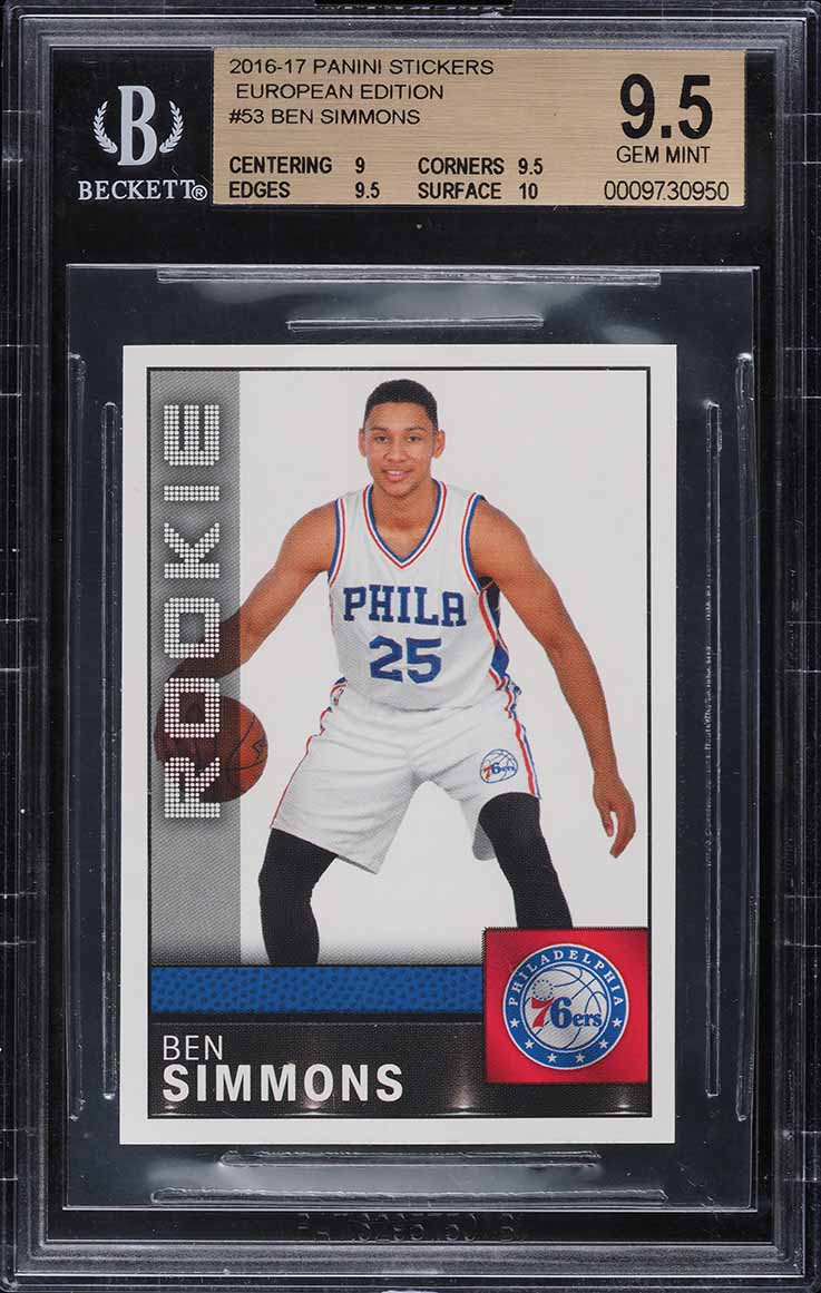 2016 Panini Prizm Ben Simmons ROOKIE #1 PSA 10 GEM MINT on