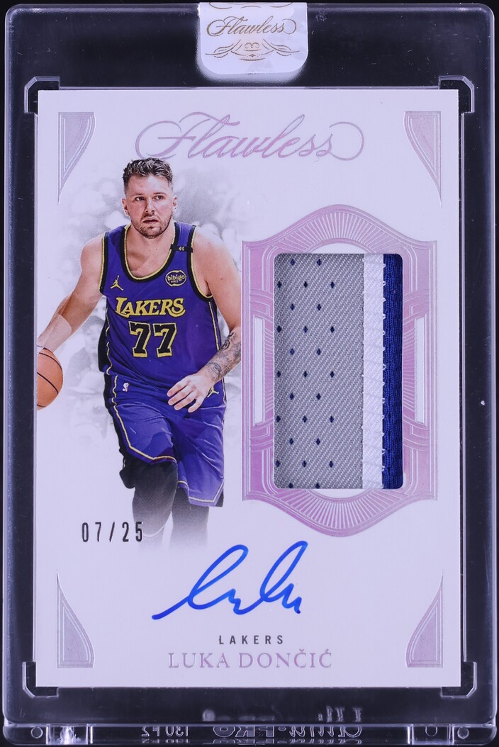 2024 Panini Flawless Vertical Luka Doncic PATCH AUTO /25 #VPA-LDM