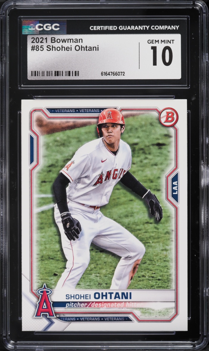 2021 Bowman Shohei Ohtani #85 CGC 10 GEM MINT
