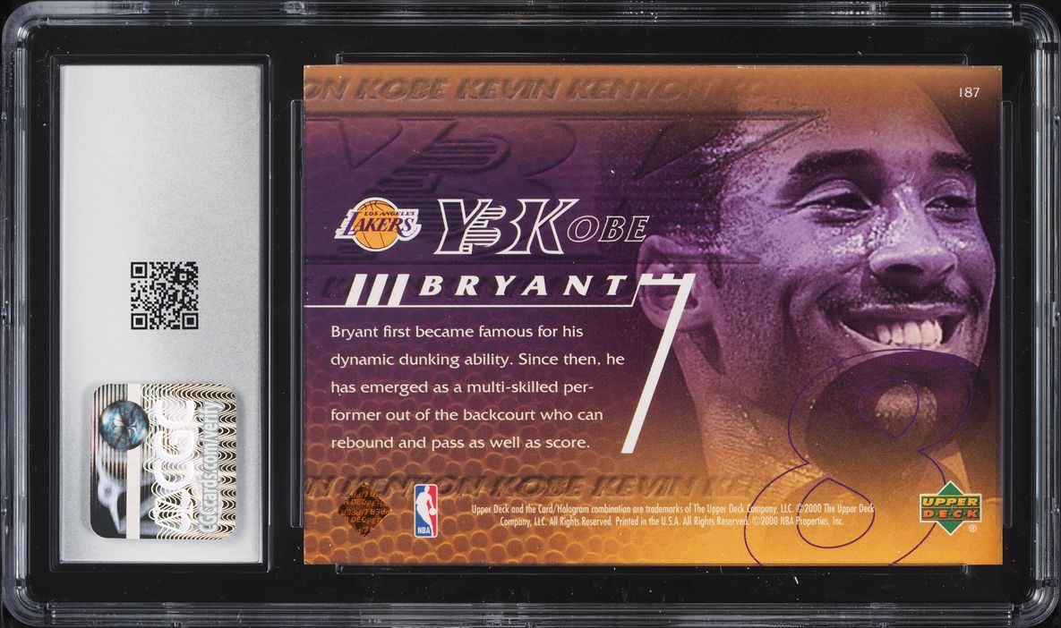 2000 Upper Deck Kobe Bryant #187 CGC 9 MINT