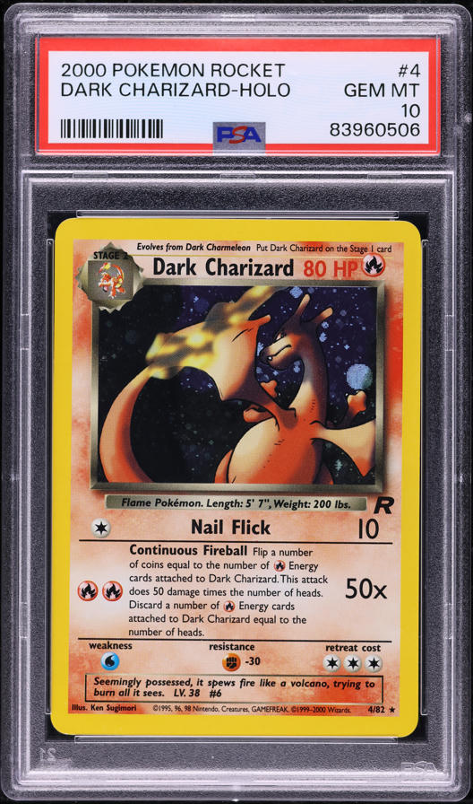 わるいリザードン 　Web　2001年 PSA10　dark charizard Auction Prices Realized Tcg Cards 2001 POKEMON JAPANESE WEB Dark