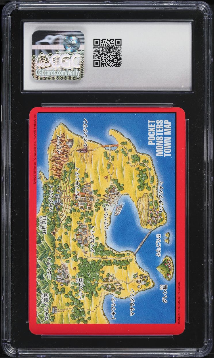 1996 Pokemon Japanese Bandai Carddass Vending Blastoise Trainer #156 CGC 10 GEM