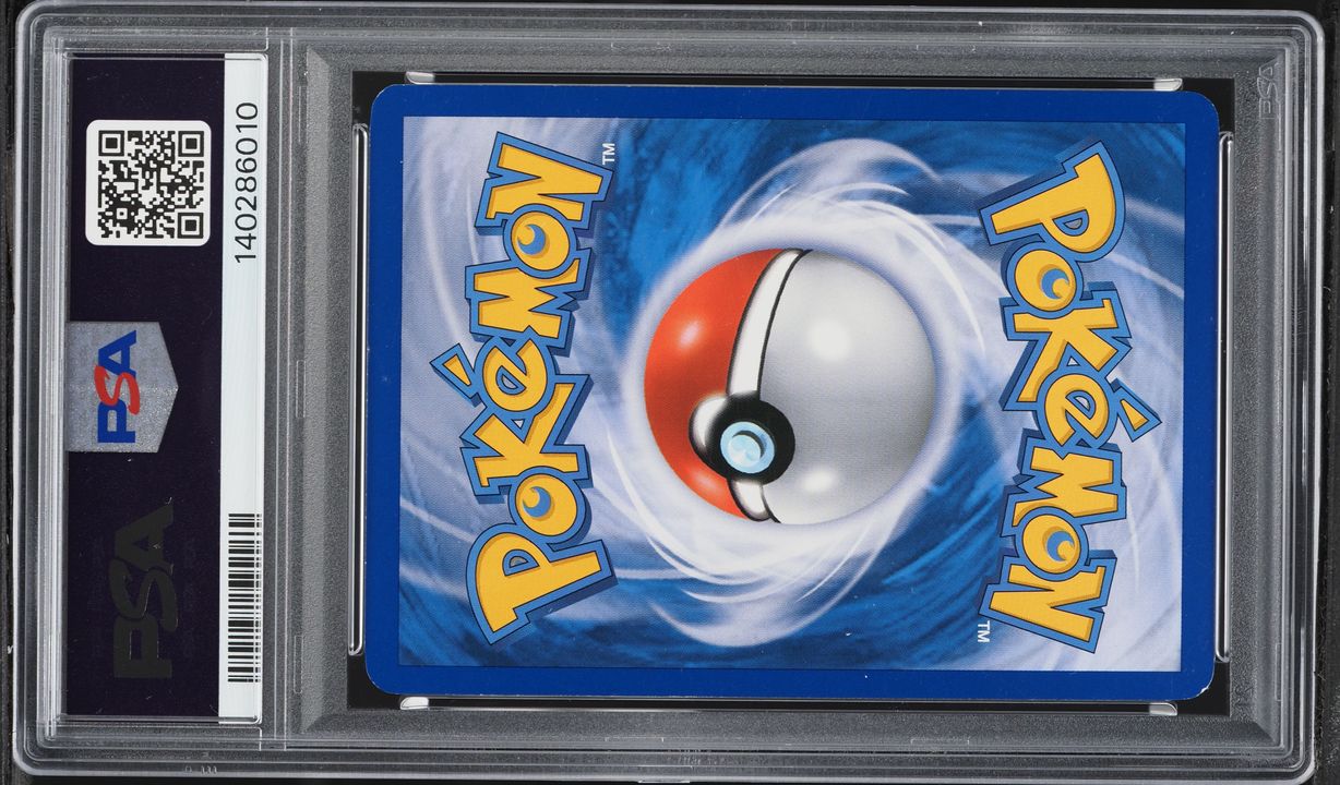 2010 Pokemon HeartGold & SoulSilver Undaunted Legend Holo Rayquaza & Deoxys #89 PSA 7 NRMT