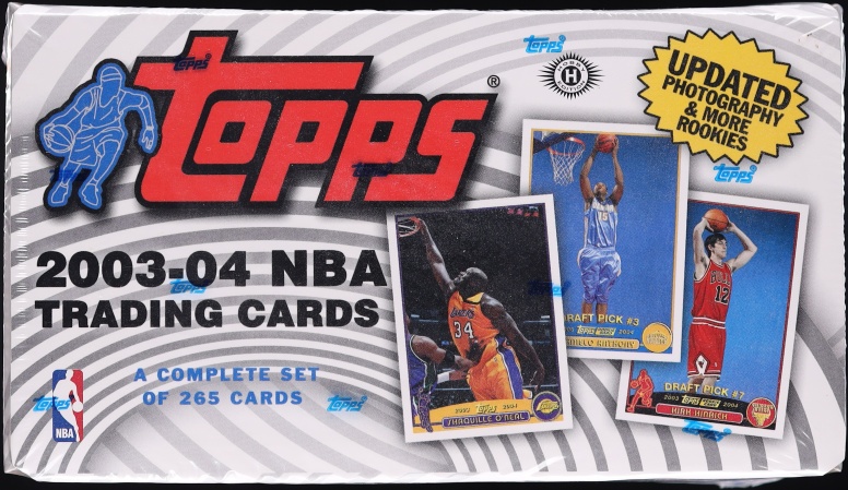 2003 Topps NBA Basketball Sealed Complete Set, 265ct Cards
