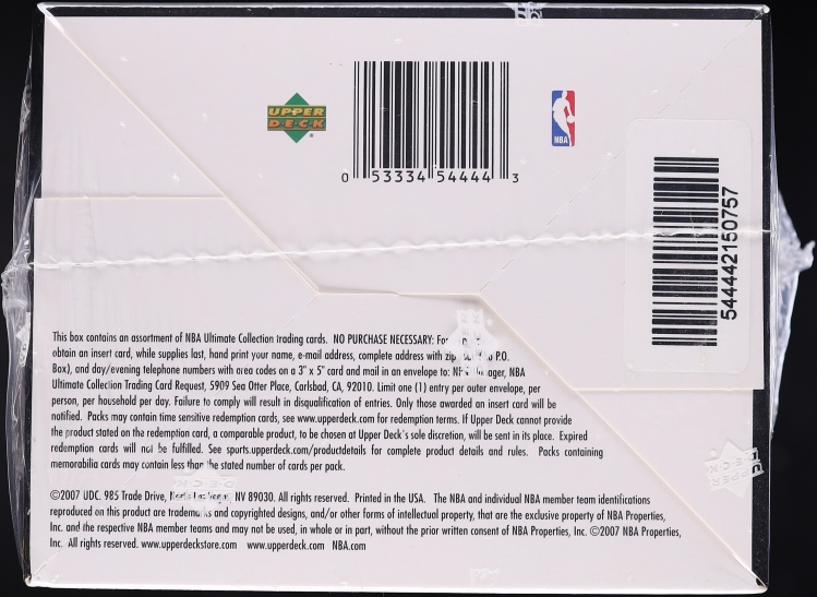 2006 Upper Deck Ultimate Collection Basketball Sealed Hobby Box, 4ct Packs - Photo 2