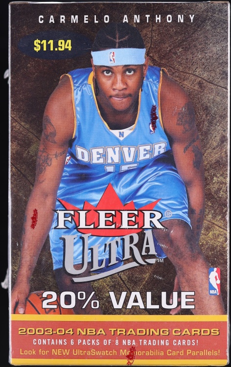 2003 Fleer Ultra Basketball Sealed Blaster Box, 6ct Packs
