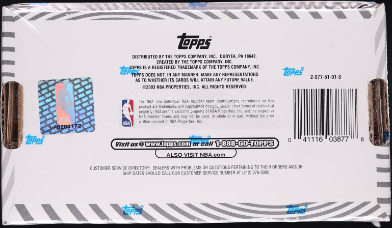 2003 Topps NBA Basketball Sealed Complete Set, 265ct Cards - Photo 2
