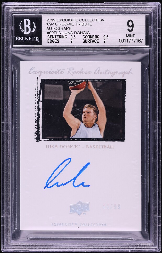 2019 National Treasures Game Gear Luka Doncic PATCH /99 #LDC PSA 9