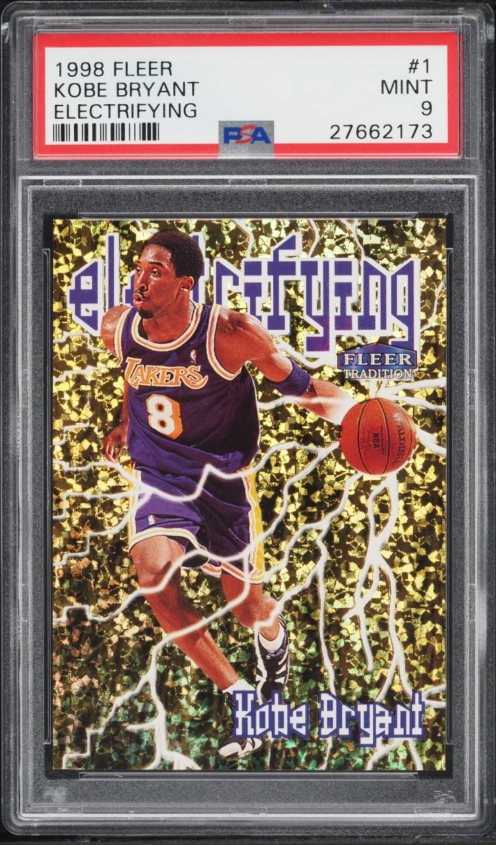 1998 Fleer Tradition Electryfying Kobe Bryant #1 PSA 9 MINT